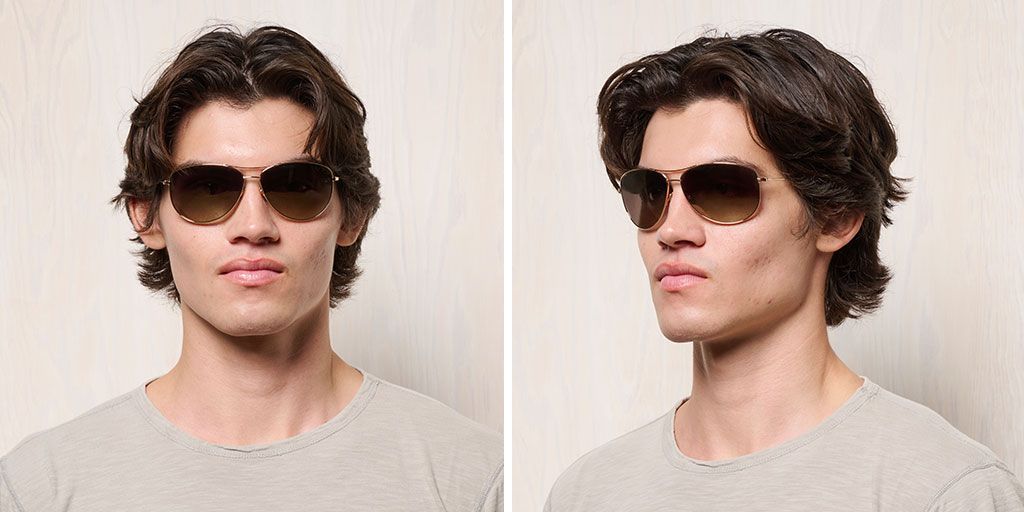 Crue | Brown Enamel Gold Gradient